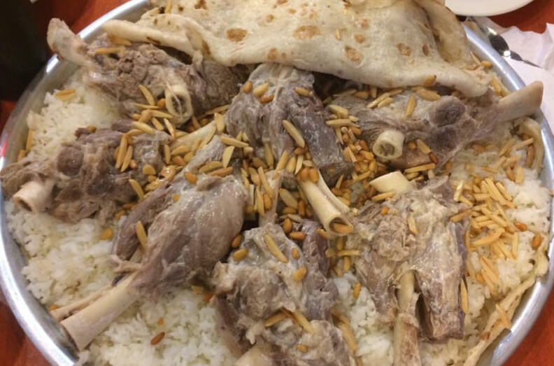Mansaf Jordanian Dish