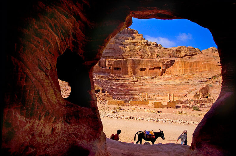 View of Roman Theatre Petra