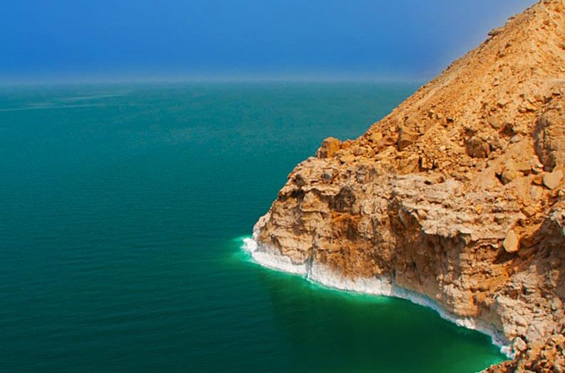 Salt Formation Dead Sea Jordan