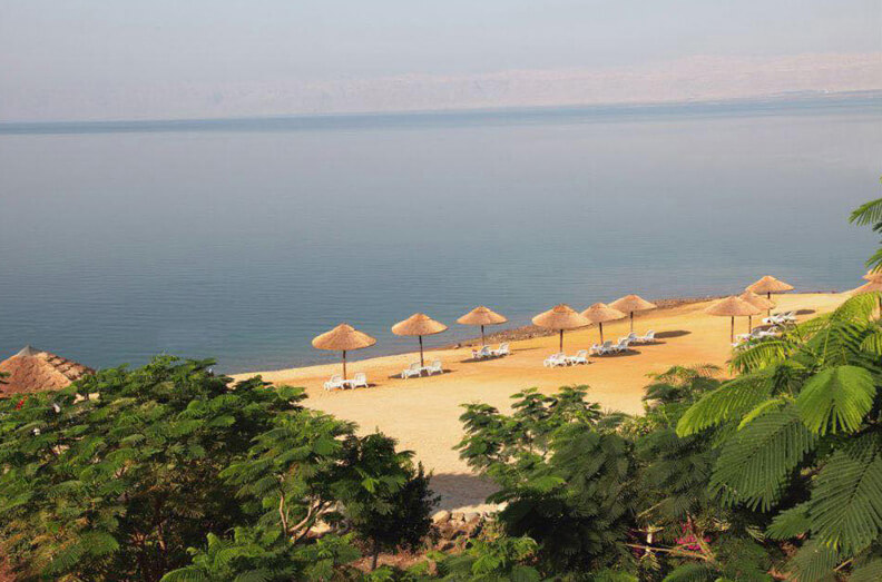 View of Dead Sea Beach