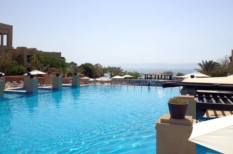 Swimming Pool at Dead Sea Jordan